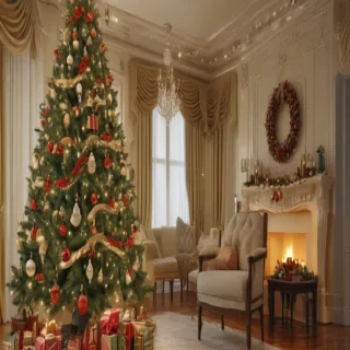 christmas background tree