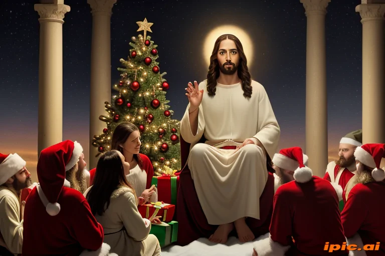 jesus at christmas images