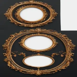 oval frame clipart