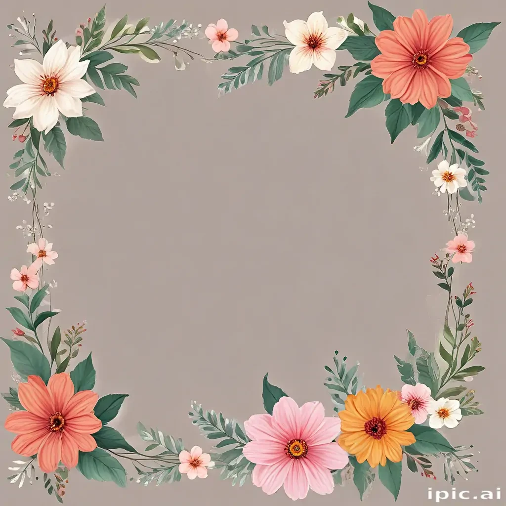 border flower png