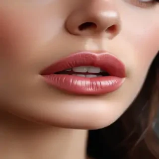 transparent lips