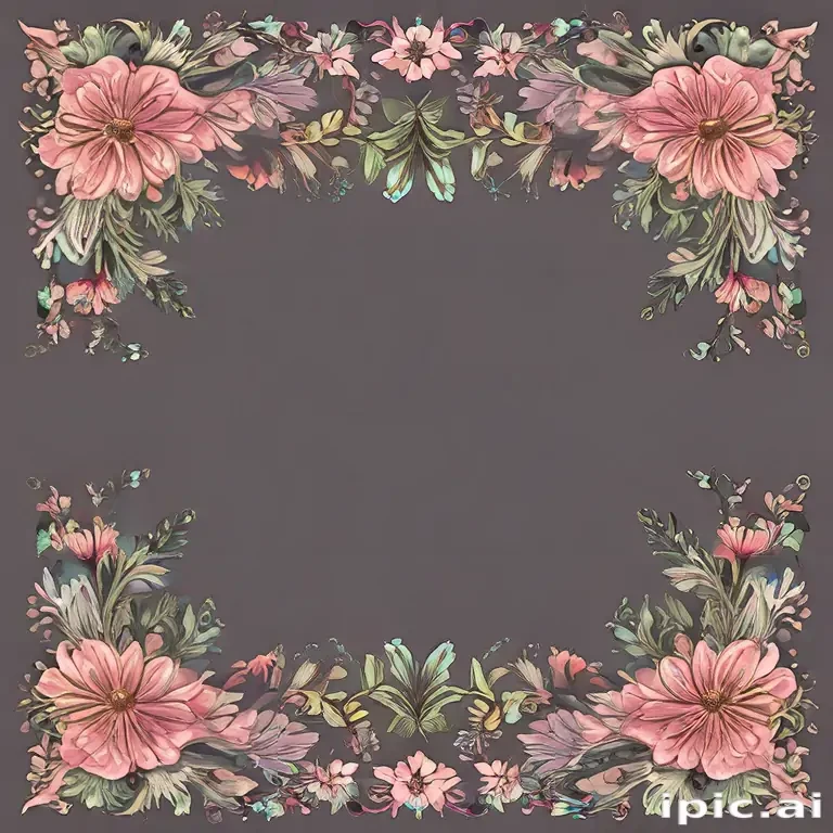 clipart floral border