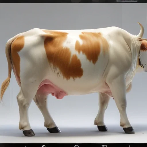 transparent cow