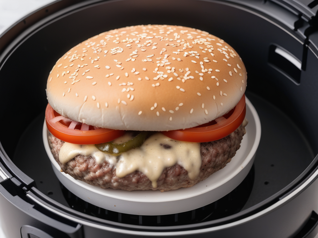 frozen burger in air fryer 400 degrees
