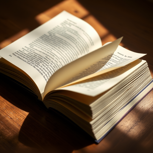 Create a high-resolution image of an open book with detailed pages and a soft shadow, use a Canon EOS 5D Mark IV camera, 50mm lens, aperture f/2.8, ISO 100, and a natural light setting to enhance image quality.