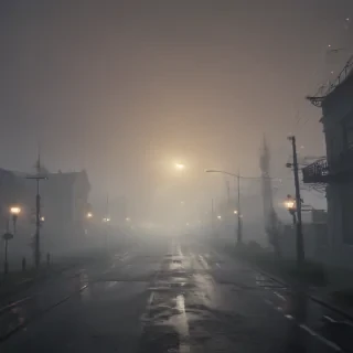 foggy background