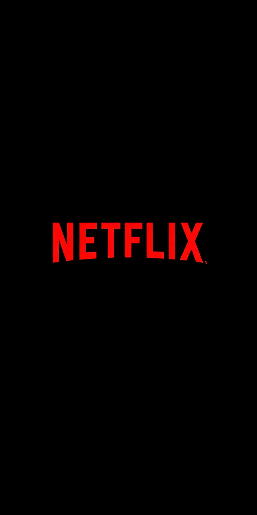 Capture a high-resolution image of the Netflix logo against a solid black background, using a Canon EOS R5 camera, with a 50mm lens at f/1.8, ISO 100, shutter speed 1/100 sec, in a centered composition and professionally lit to enhance the vibrancy of the red lettering.
