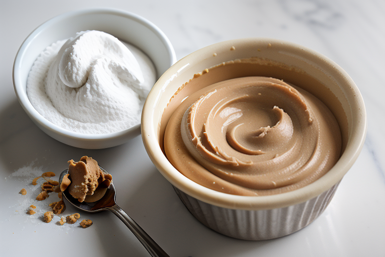 peanut butter and baking soda