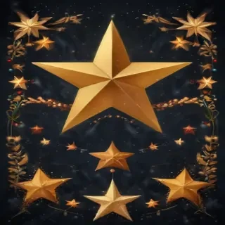 christmas stars clip art