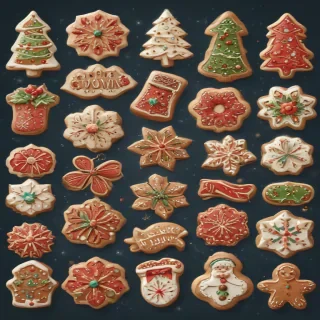 clip art christmas cookies