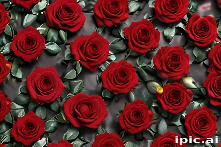 red roses aesthetic