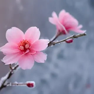 winter flower wallpaper background