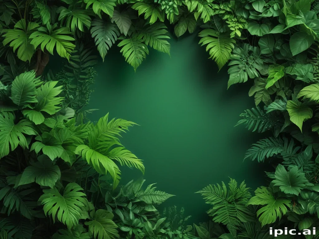 green aesthetic background
