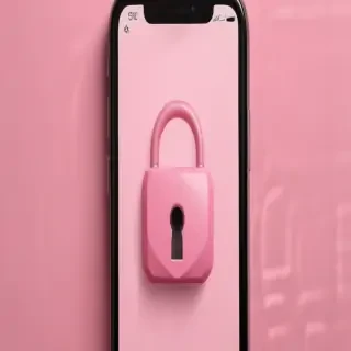 pink lock screen