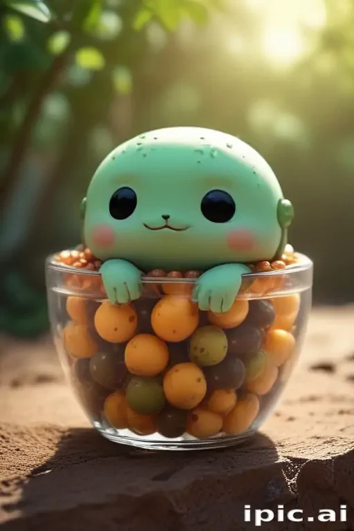 cute boba backgrounds