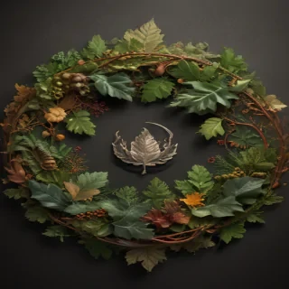 leaf circle