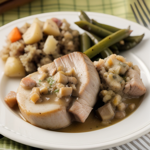 crock pot pork chops with stuffing