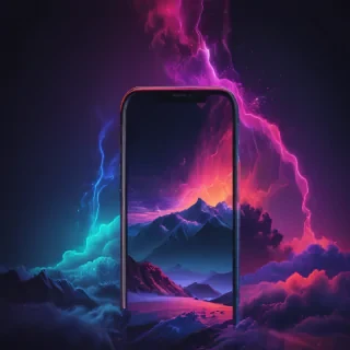 neon backgrounds for iphone
