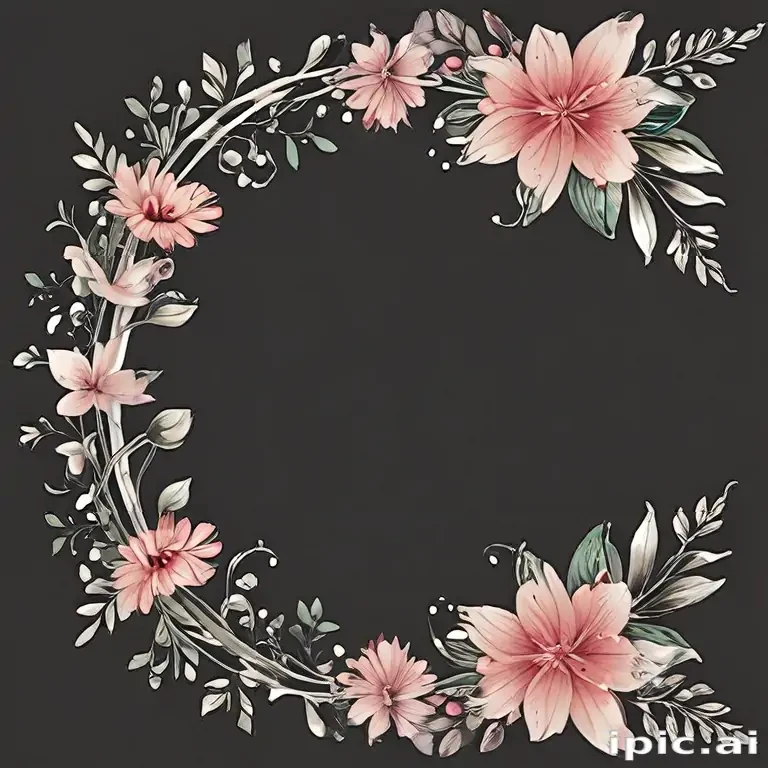 floral border png