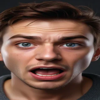 shocked face png
