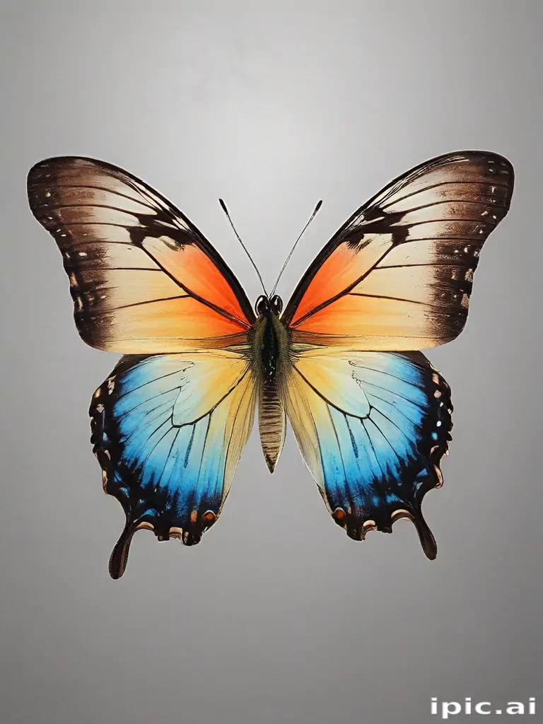 butterfly no background