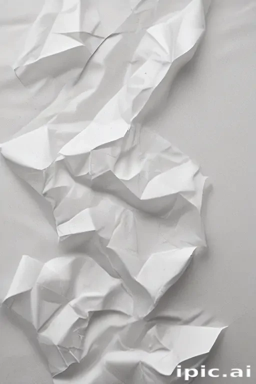 wrinkled paper overlay