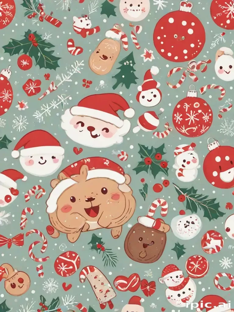 cute christmas wallpaper aesthetic