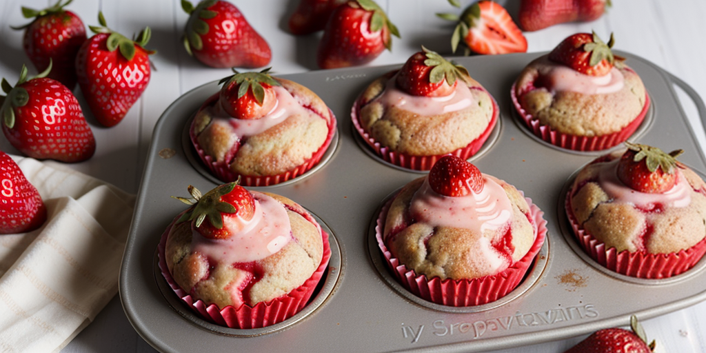 strawberry muffins with frozen strawberries