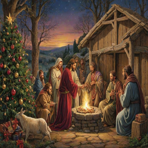 jesus at christmas images