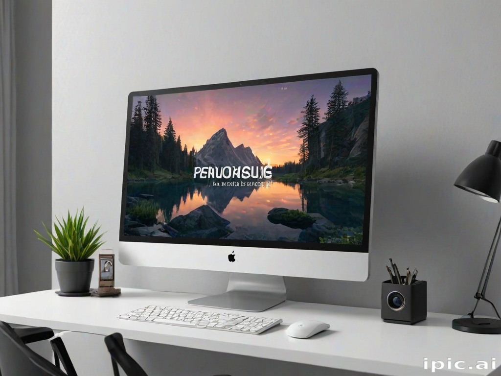 pc screen mockup