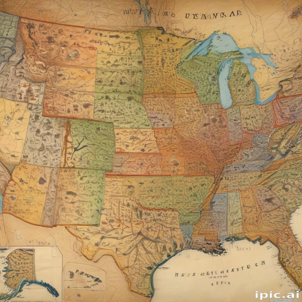map of the us states