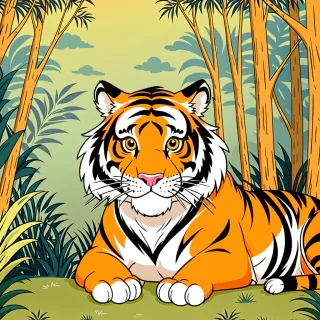 background for tiger