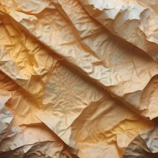 wrinkled paper overlay