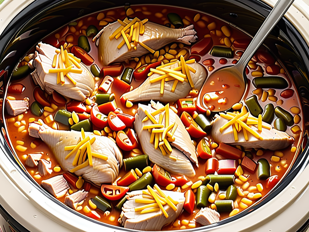 chicken and rotel in crock pot