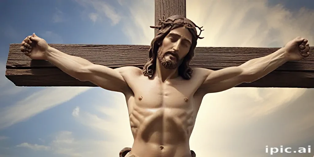 a picture of jesus on the cross