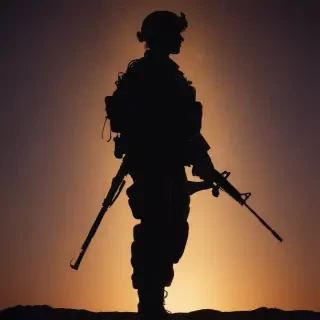 soldier silhouette png
