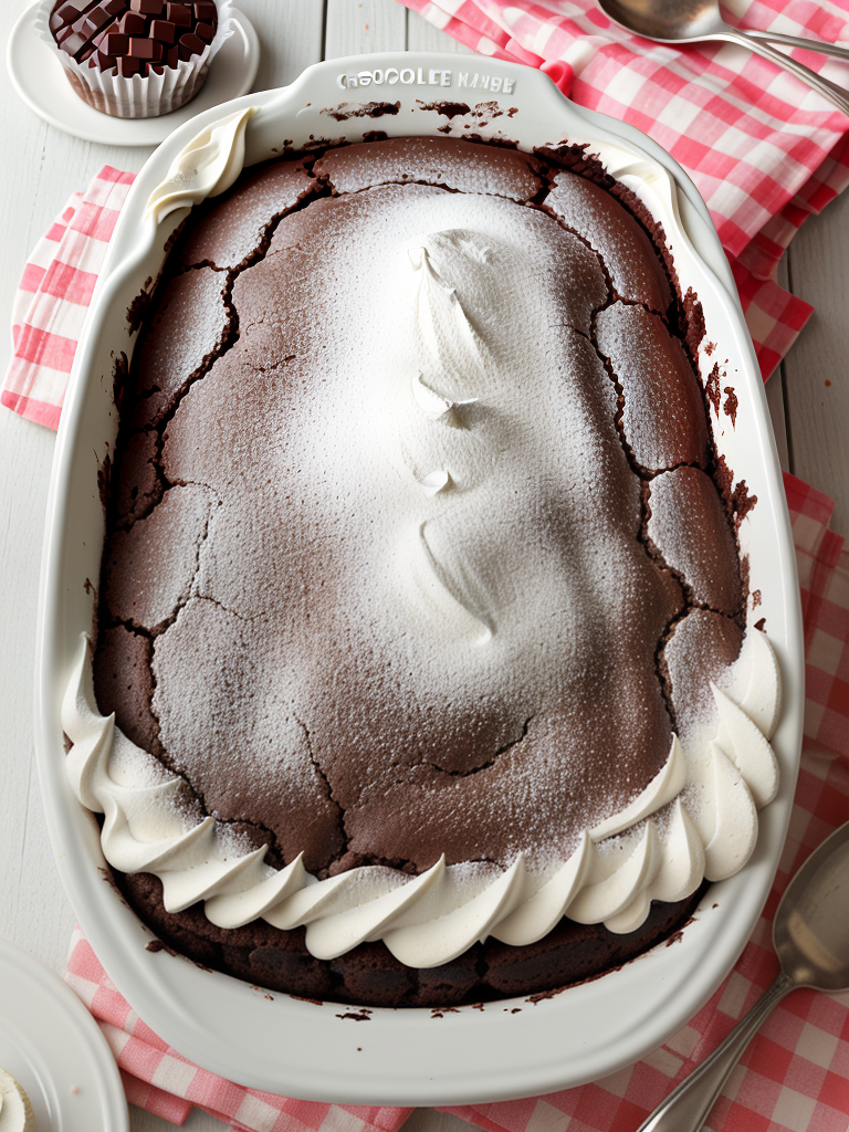 chocolate cobbler with cake mix