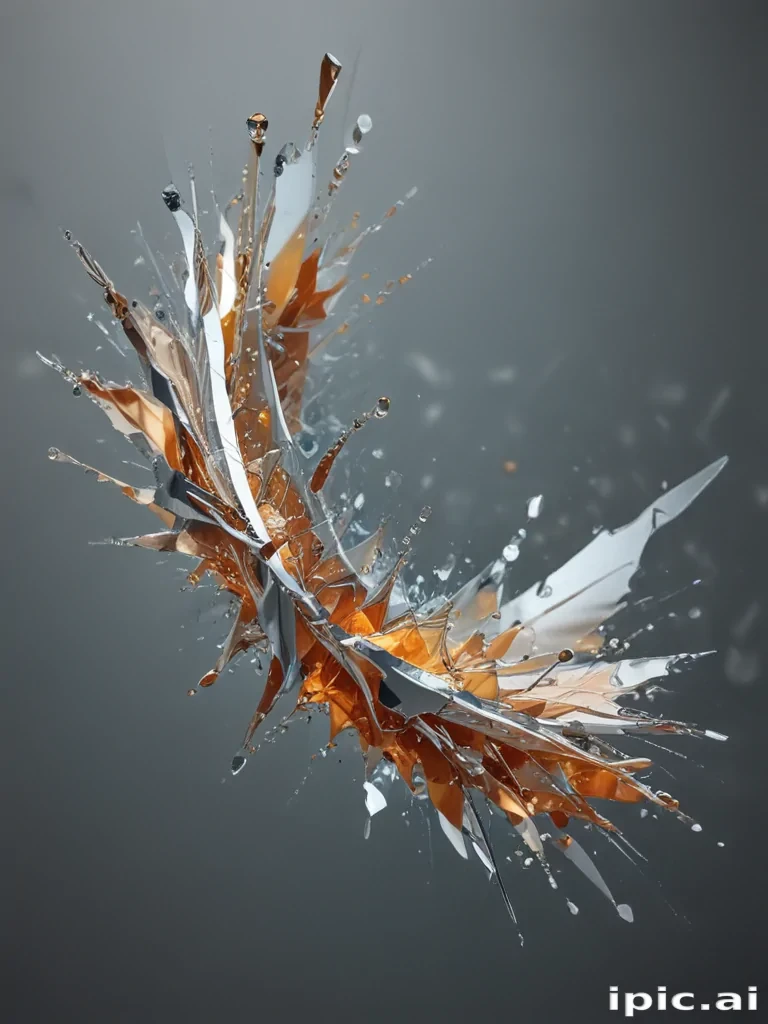glass shattering png