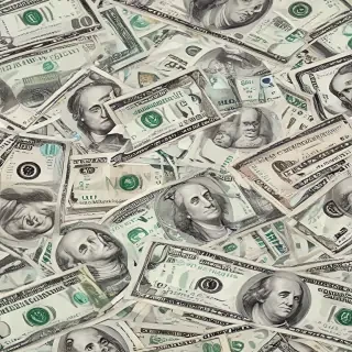 money with transparent background