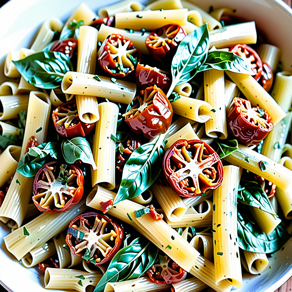 pasta sun dried tomatoes artichokes