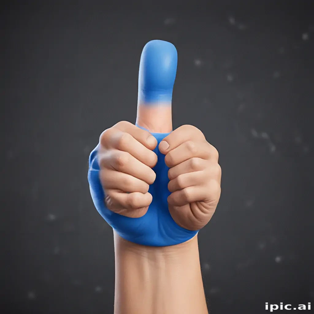 blue thumbs up emoji