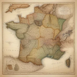 map of france