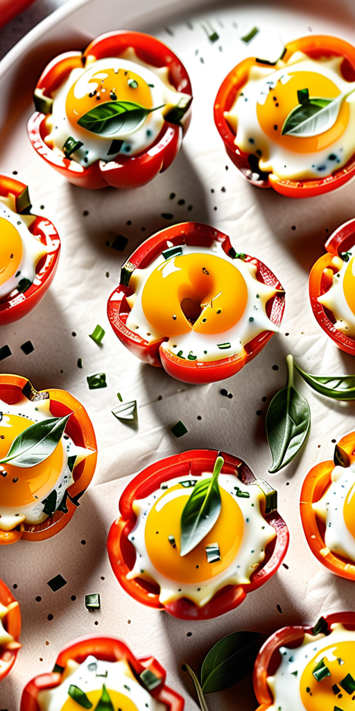 roasted red pepper egg bites