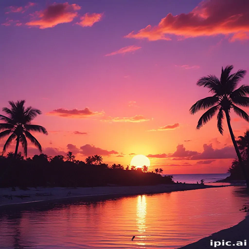 cute sunset wallpaper