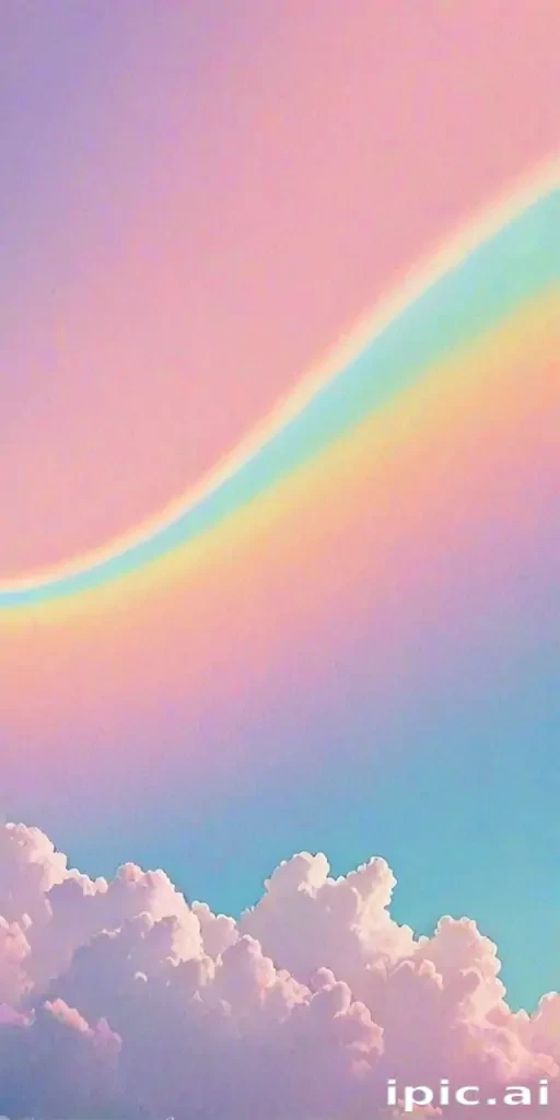 pastel rainbow aesthetic wallpaper