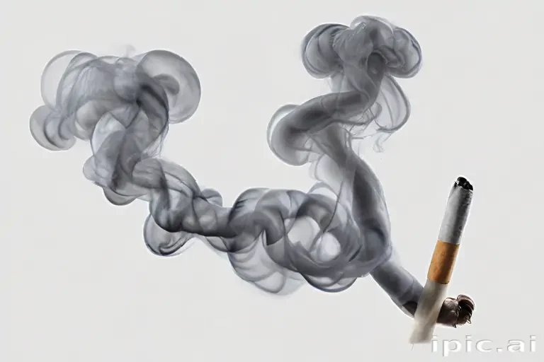 smoke no background