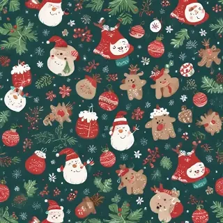 cute christmas background