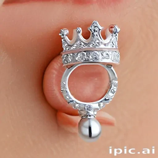 kings crown piercing