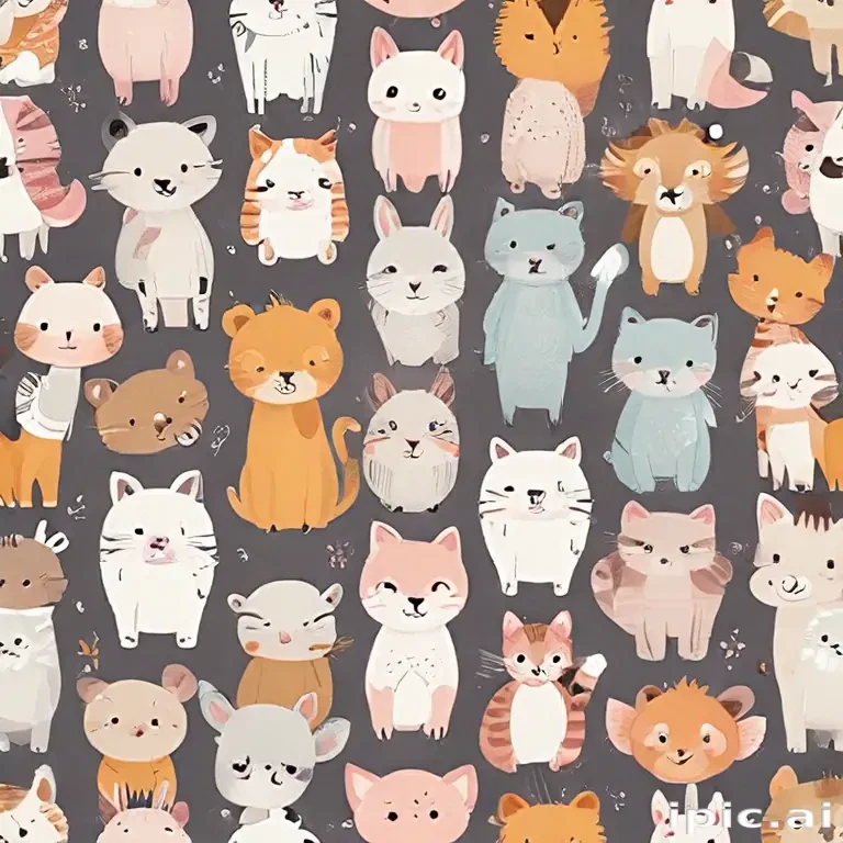 cute animal background