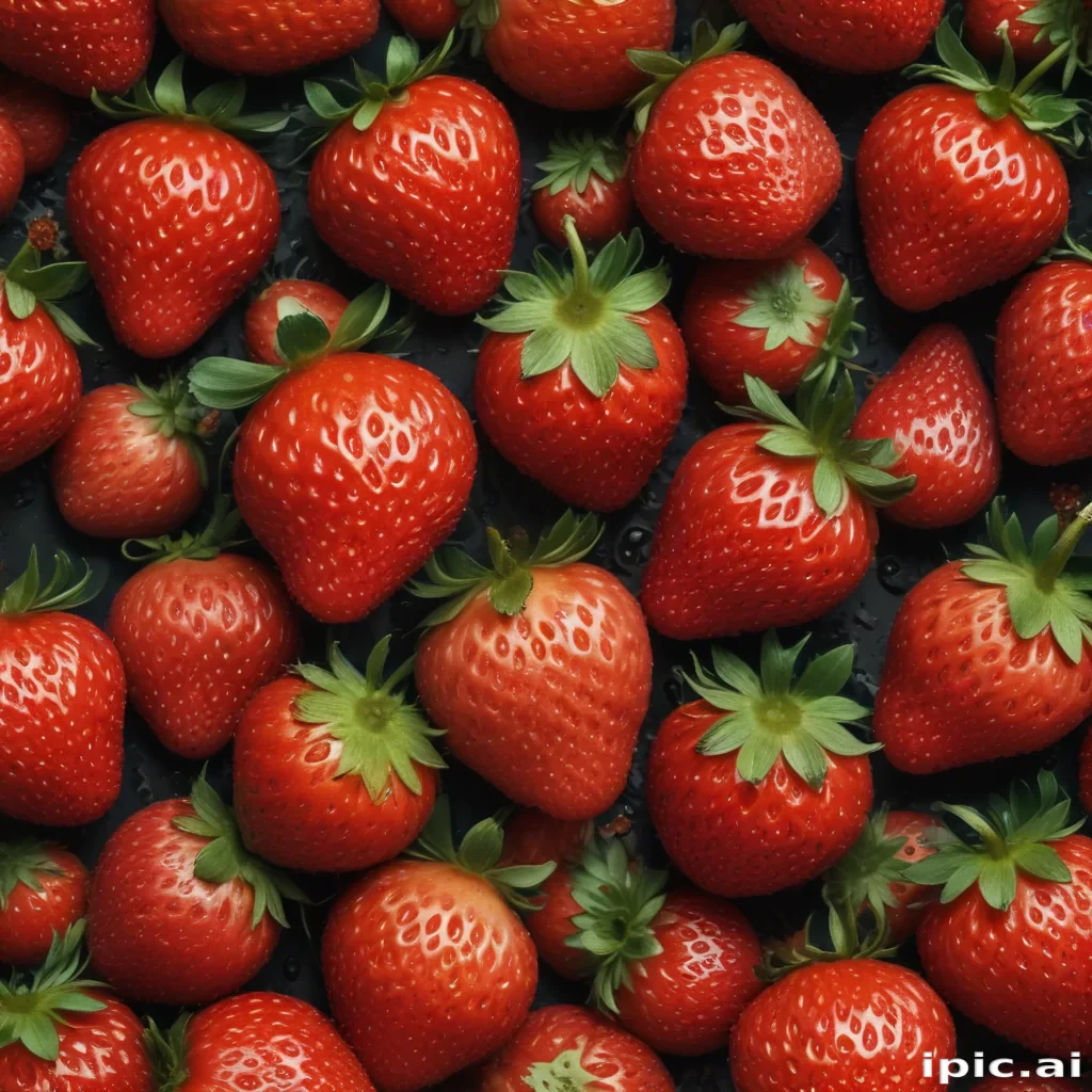 strawberry background aesthetic